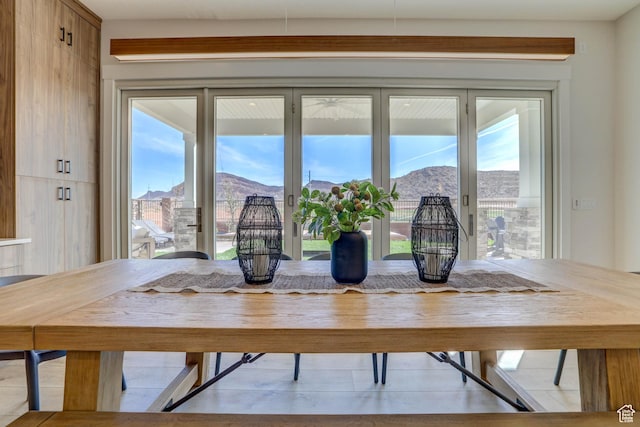 4971 S Cattail Way, Washington, UT 84780 - dining room with a mountain view