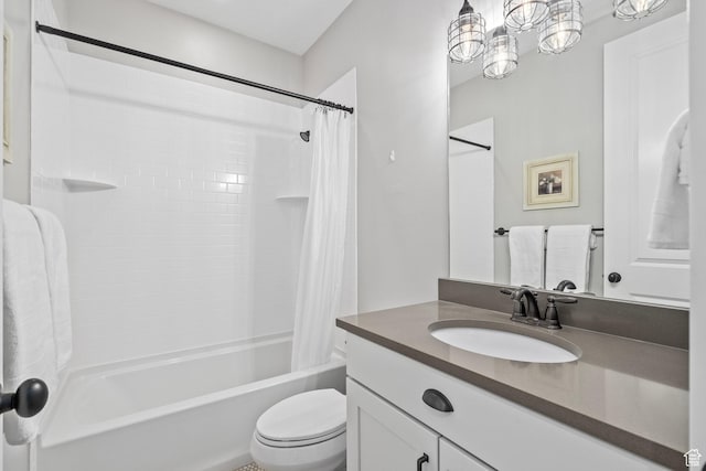 1007 S Weathervane Way, Heber City, UT 84032 - full bath featuring toilet, vanity, and shower / bathtub combination with curtain