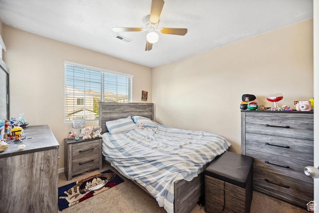 1898 W Pointe Meadow Loop, Lehi, UT 84043 - bedroom with carpet floors, a ceiling fan, and baseboards