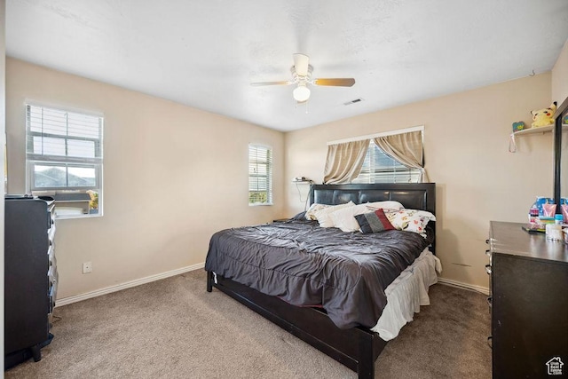1898 W Pointe Meadow Loop, Lehi, UT 84043 - carpeted bedroom with baseboards and ceiling fan
