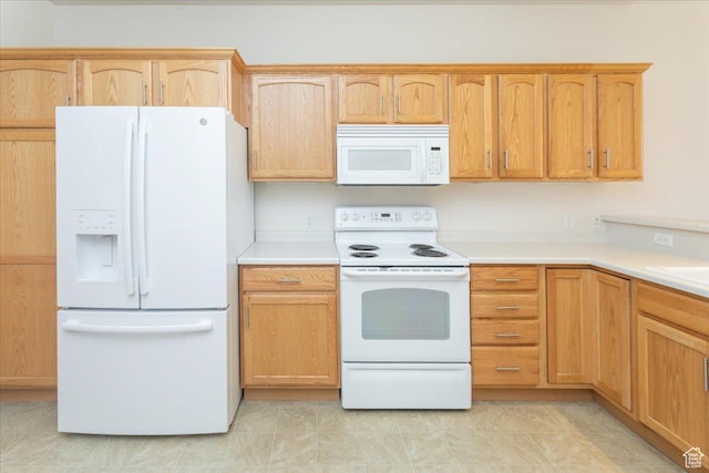 2896 W Abbey Springs Cir S, West Jordan, UT 84084 - kitchen with white appliances and light countertops
