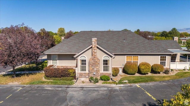 2896 W Abbey Springs Cir S, West Jordan, UT 84084 - ranch-style house with stone siding and stucco siding