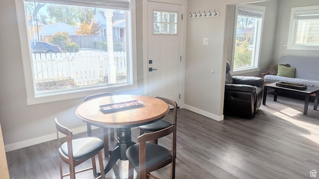 327 E Coatsville Ave S, Salt Lake City, UT 84115 - dining room with baseboards and wood finished floors