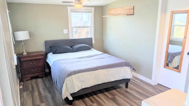 327 E Coatsville Ave S, Salt Lake City, UT 84115 - bedroom with wood finished floors and baseboards