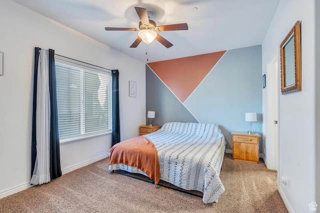 376 S 740 W Unit 102, Pleasant Grove, UT 84062 - bedroom with carpet floors, a ceiling fan, and baseboards