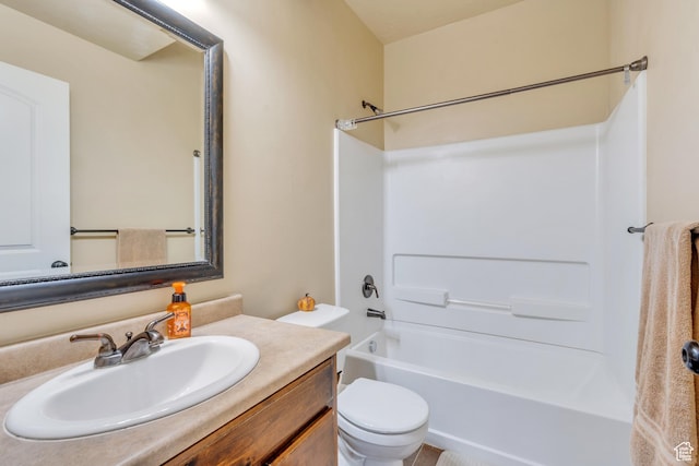 376 S 740 W Unit 102, Pleasant Grove, UT 84062 - bathroom with toilet, vanity, and shower / tub combination