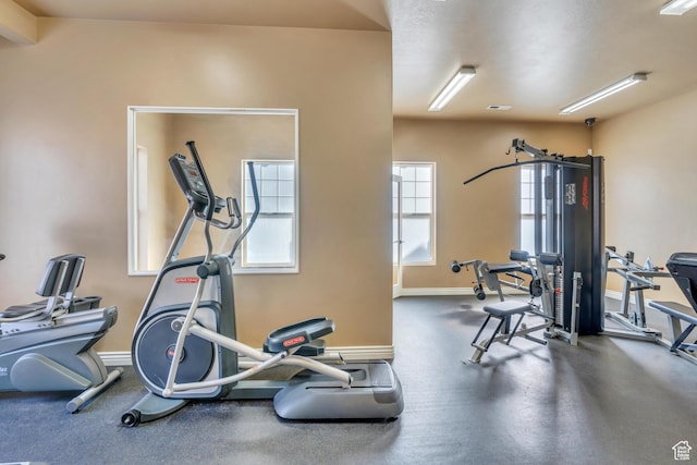 376 S 740 W Unit 102, Pleasant Grove, UT 84062 - exercise area featuring baseboards