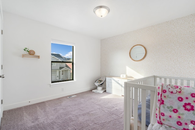 7152 N Brook Rdg, Eagle Mountain, UT 84005 - bedroom with a crib and carpet
