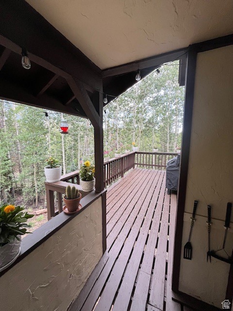 102 S Alpine Ln # A-4, Brian Head, UT 84719 - view of wooden terrace
