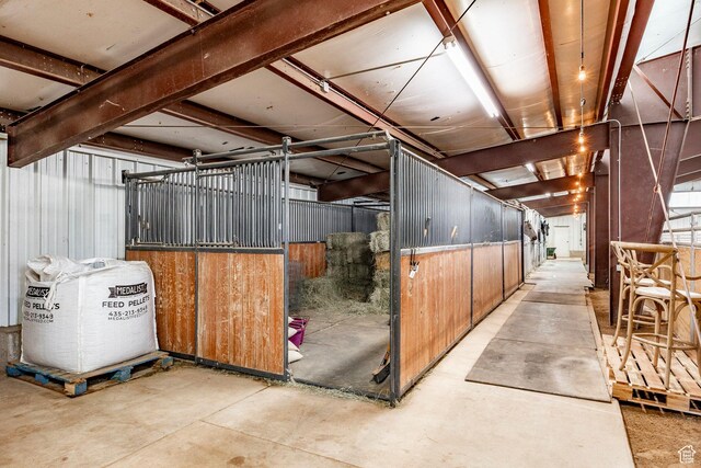view of stable