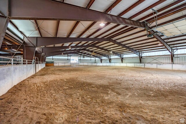 view of stable