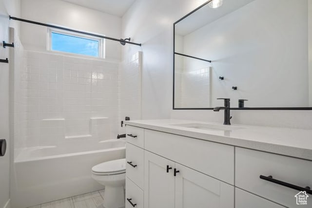 2390 W 5190 N Unit 4, Cedar City, UT 84721 - full bathroom featuring vanity, shower / bathtub combination, and toilet