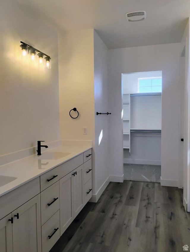 2390 W 5190 N Unit 4, Cedar City, UT 84721 - bathroom featuring vanity and hardwood / wood-style floors
