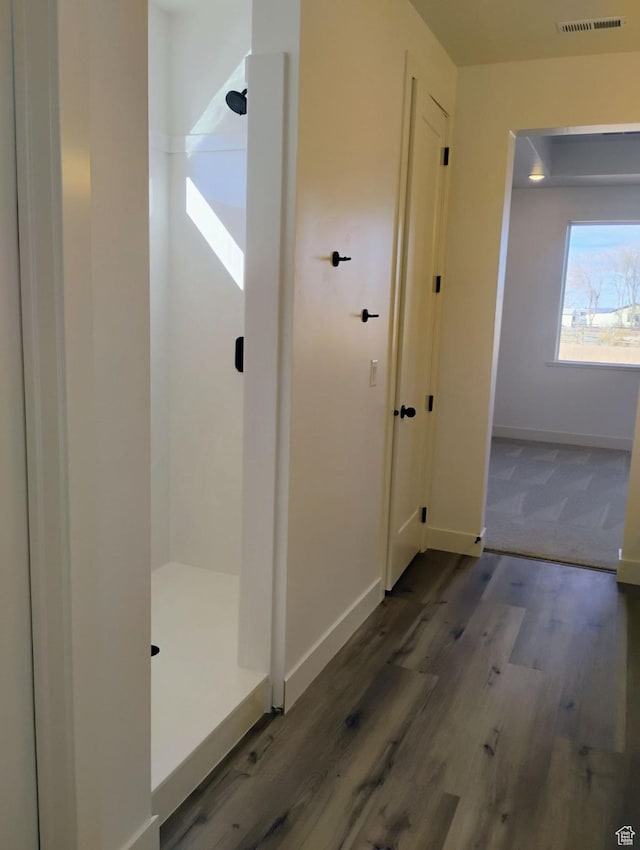 2390 W 5190 N Unit 4, Cedar City, UT 84721 - hallway featuring dark hardwood / wood-style flooring