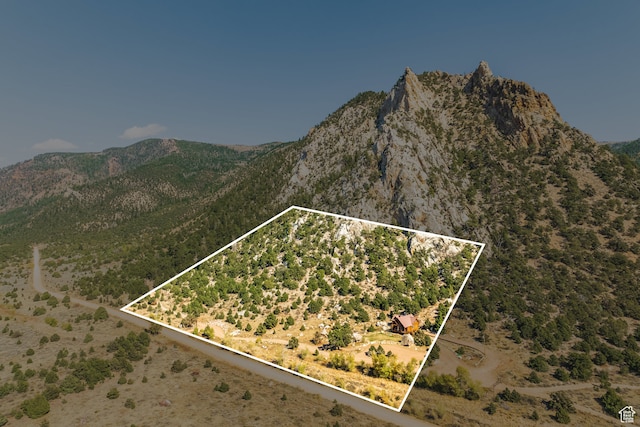 18906 N Canyon Rd, Whiterocks, UT 84085 - property view of mountains