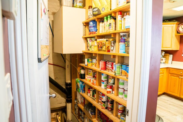 view of pantry