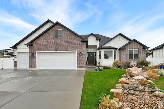 170 E 3900 N, North Ogden, UT 84414 - craftsman house featuring board and batten siding, driveway, and brick siding