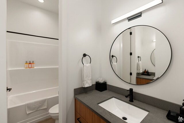70 W 350 S, Garden City, UT 84028 - full bathroom featuring vanity, toilet, and tub / shower combination