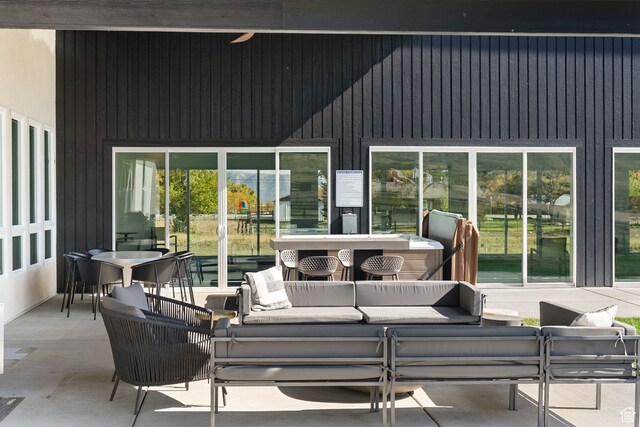 70 W 350 S, Garden City, UT 84028 - view of patio / terrace featuring an outdoor hangout area