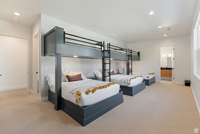 70 W 350 S, Garden City, UT 84028 - bedroom featuring ensuite bath and light colored carpet