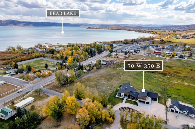 70 W 350 S, Garden City, UT 84028 - aerial view with a water and mountain view