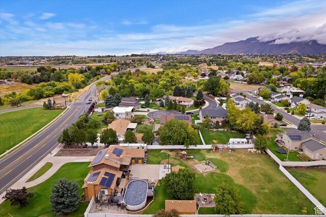 1286 N Fairfield E, Layton, UT 84040 - drone / aerial view featuring a mountain view