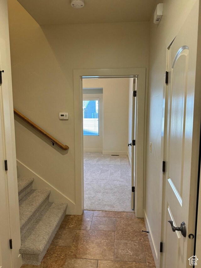 1260 N 200 W, Bountiful, UT 84010 - stairway with baseboards and carpet