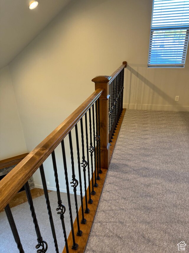 1260 N 200 W, Bountiful, UT 84010 - staircase featuring recessed lighting, baseboards, and carpet