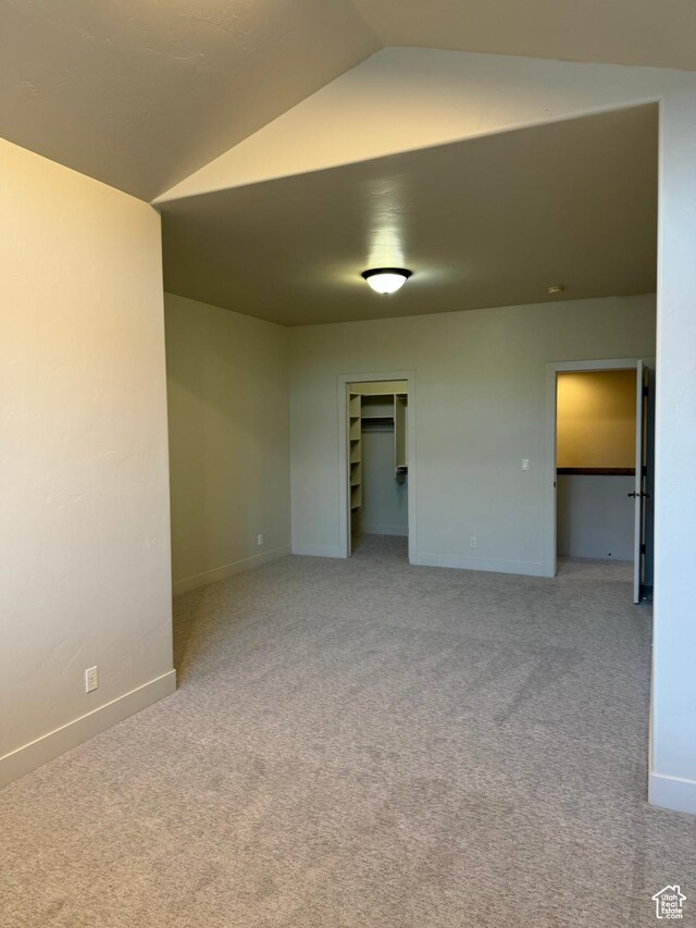 1260 N 200 W, Bountiful, UT 84010 - empty room with carpet floors, baseboards, and lofted ceiling