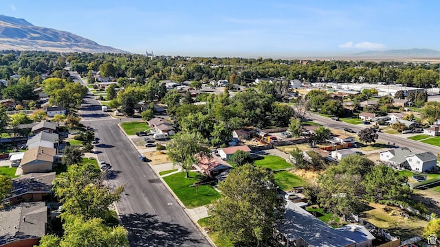 535 N 300 E, Brigham City, UT 84302 - drone / aerial view featuring a mountain view and a residential view
