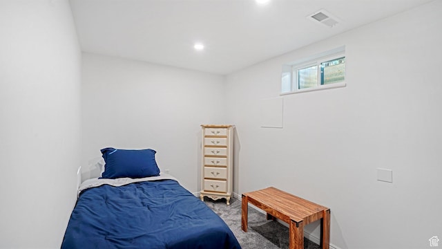 535 N 300 E, Brigham City, UT 84302 - bedroom with visible vents, recessed lighting, carpet, and baseboards