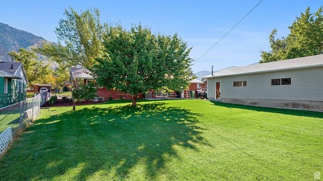 535 N 300 E, Brigham City, UT 84302 - view of yard with fence and a mountain view