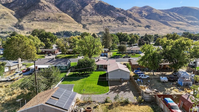 535 N 300 E, Brigham City, UT 84302 - birds eye view of property with a mountain view and a residential view