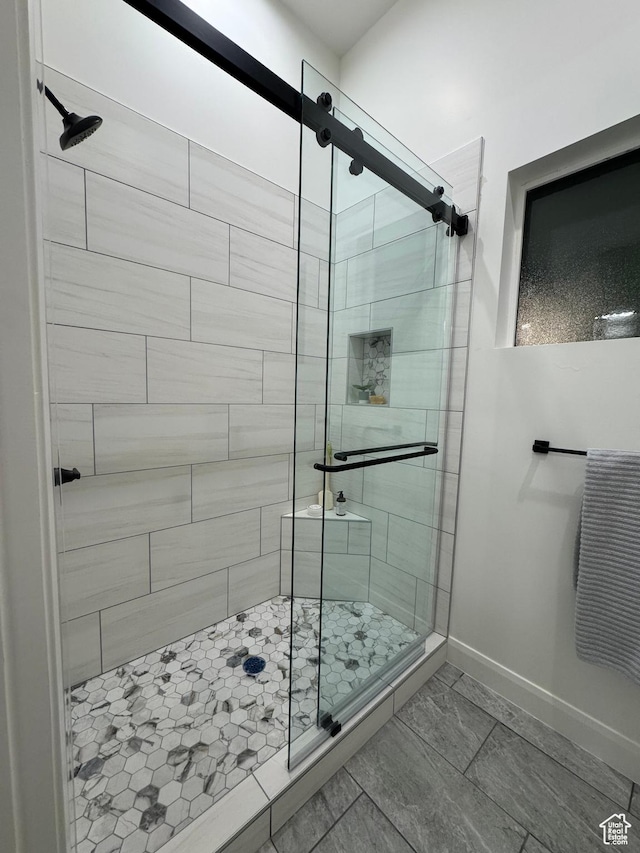 136 S 700 E Unit 1, Salt Lake City, UT 84102 - bathroom with a shower with door