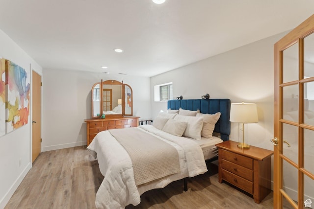 3797 Blacksmith Rd, Park City, UT 84098 - bedroom featuring wood finished floors, recessed lighting, and baseboards