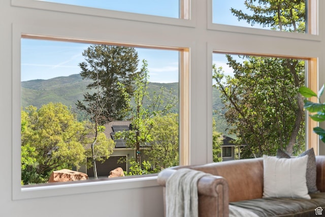 3797 Blacksmith Rd, Park City, UT 84098 - sunroom / solarium with a mountain view