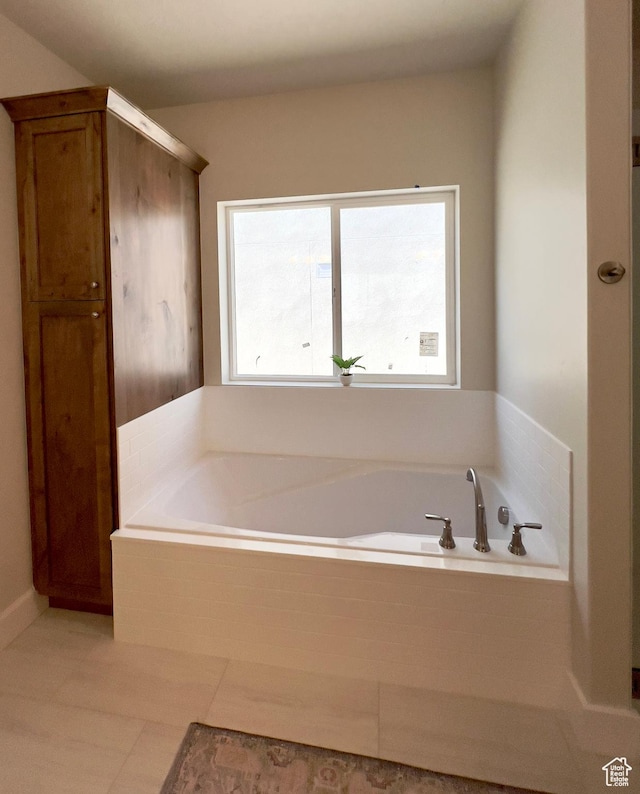 1491 N Starry Way Unit 218, Saratoga Springs, UT 84045 - full bathroom with a bath and tile patterned flooring