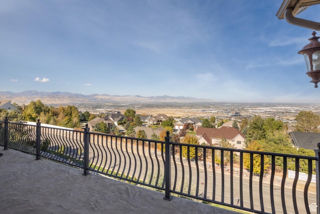 14714 S Pristine Dr E, Draper, UT 84020 - balcony featuring a mountain view and a residential view
