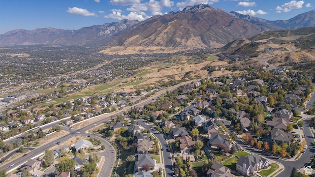 14714 S Pristine Dr E, Draper, UT 84020 - birds eye view of property featuring a residential view and a mountain view