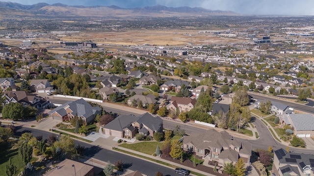 14714 S Pristine Dr E, Draper, UT 84020 - birds eye view of property featuring a residential view and a mountain view