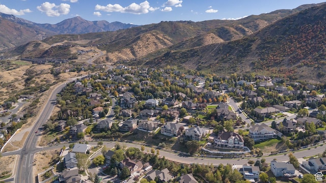 14714 S Pristine Dr E, Draper, UT 84020 - birds eye view of property featuring a mountain view and a residential view