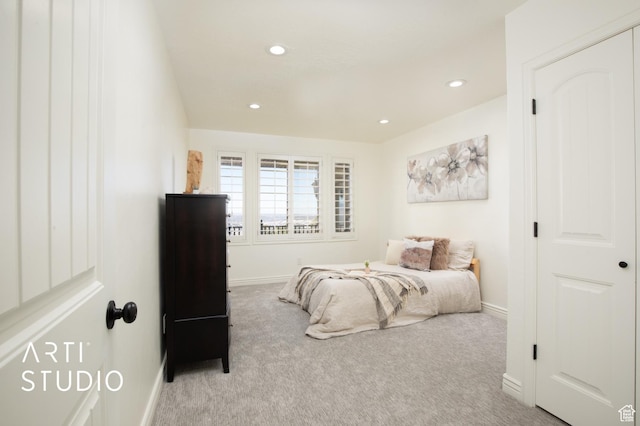 14714 S Pristine Dr E, Draper, UT 84020 - carpeted bedroom featuring recessed lighting and baseboards