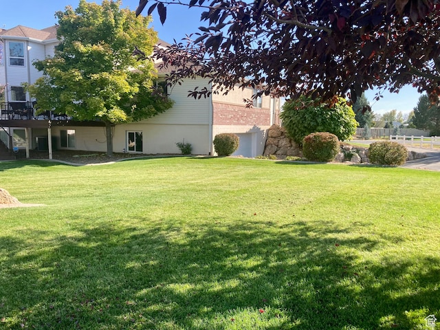 5046 W 4250 S, West Haven, UT 84401 - view of yard with a garage