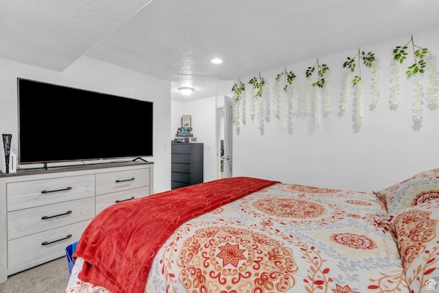 83 N 380 W, Orem, UT 84057 - bedroom featuring recessed lighting, a textured ceiling, and carpet flooring