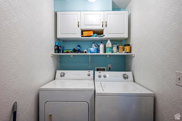 2668 N 550 W, Cedar City, UT 84721 - washroom with cabinets and separate washer and dryer