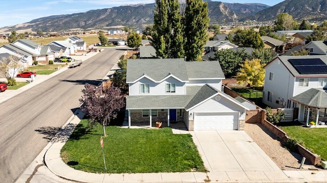 2668 N 550 W, Cedar City, UT 84721 - aerial view of residential area featuring a mountain backdrop