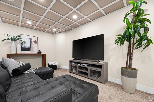 875 S Donner Way E Unit 111, Salt Lake City, UT 84108 - living room with baseboards, recessed lighting, and carpet