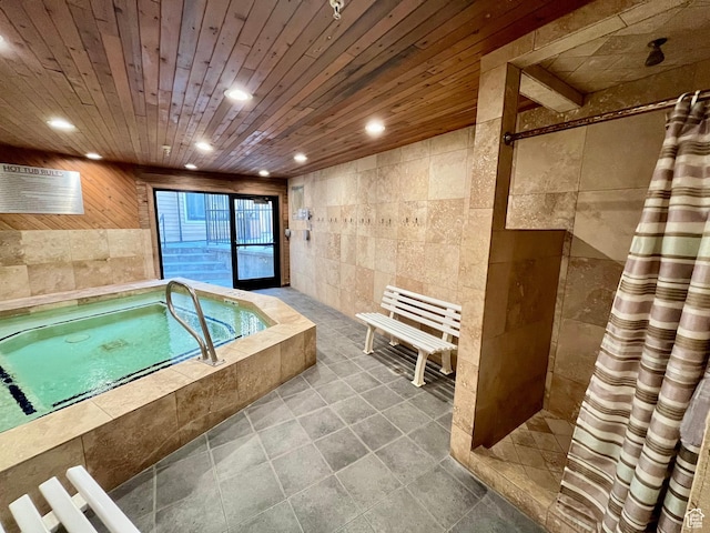 1940 Prospector Ave Unit 307, Park City, UT 84060 - view of swimming pool featuring an in-ground hot tub