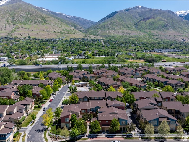 1138 N Shepard Creek Pkwy W Unit 2, Farmington, UT 84025 - aerial perspective of suburban area featuring a mountainous background