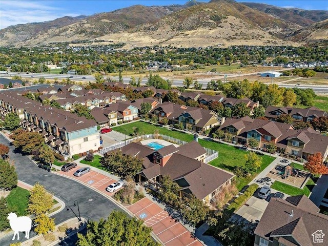 1138 N Shepard Creek Pkwy W Unit 2, Farmington, UT 84025 - aerial view of property's location with a mountainous background and nearby suburban area